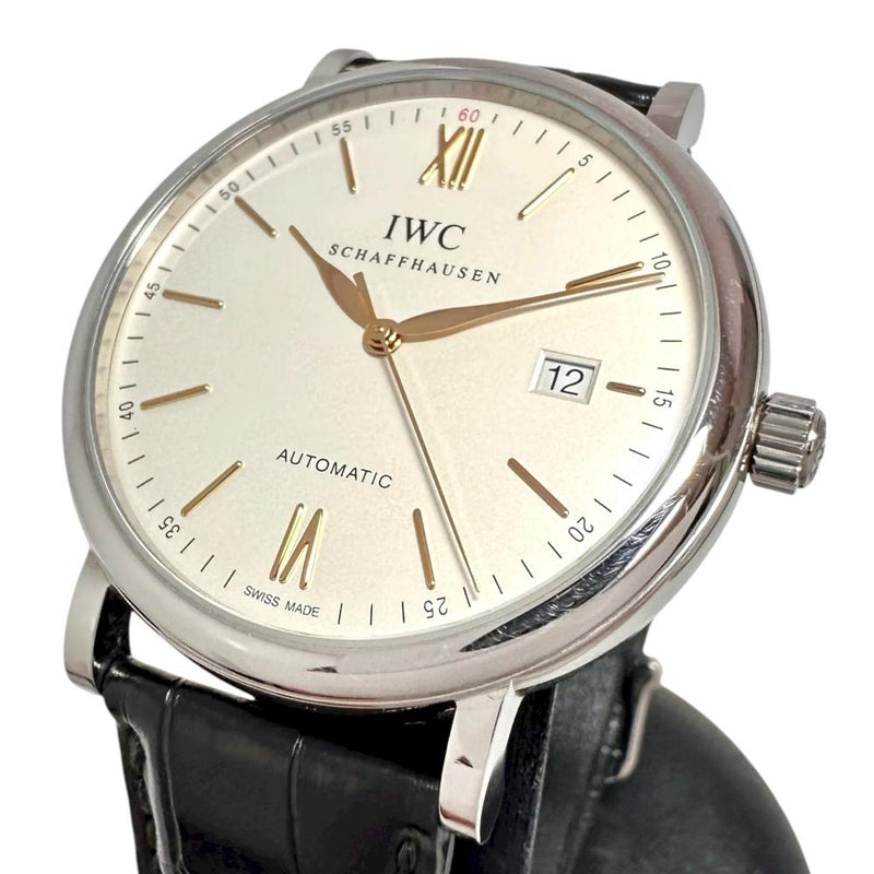 【IWC/インターナショナルウォッチカンパニー】 ポートフィノ IW356517 保証書/ギャラ/箱付き 腕時計 ステンレススチール/レザー 自動巻き/オートマ シルバー文字盤/ブラック革ベルト メンズ
【中古】【真子質店】【GD】




【TMiYx】