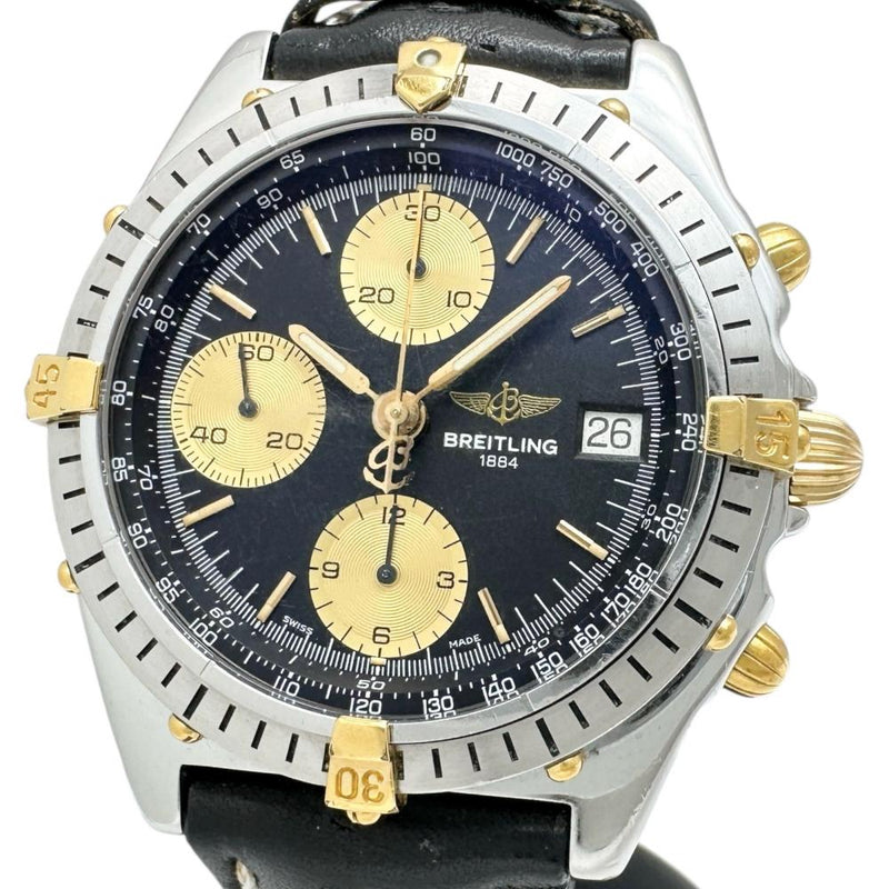 【BREITLING/ブライトリング】 クロンマット ビコロ B13047 黒/金目 腕時計 ステンレススチール/レザー/YG 自動巻き/オートマ ブラック、ゴールド文字盤/ブラックレザーベルト メンズ
【中古】【真子質店】【GD】




【IMaMaI】
