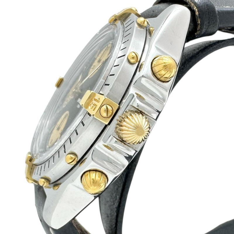 【BREITLING/ブライトリング】 クロンマット ビコロ B13047 黒/金目 腕時計 ステンレススチール/レザー/YG 自動巻き/オートマ ブラック、ゴールド文字盤/ブラックレザーベルト メンズ
【中古】【真子質店】【GD】




【IMaMaI】