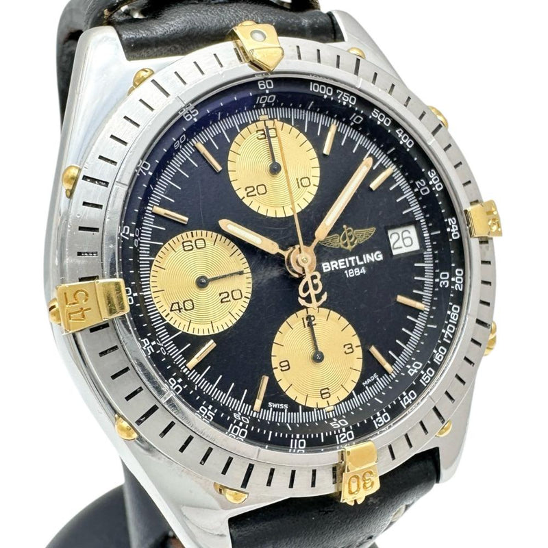 【BREITLING/ブライトリング】 クロンマット ビコロ B13047 黒/金目 腕時計 ステンレススチール/レザー/YG 自動巻き/オートマ ブラック、ゴールド文字盤/ブラックレザーベルト メンズ
【中古】【真子質店】【GD】




【IMaMaI】