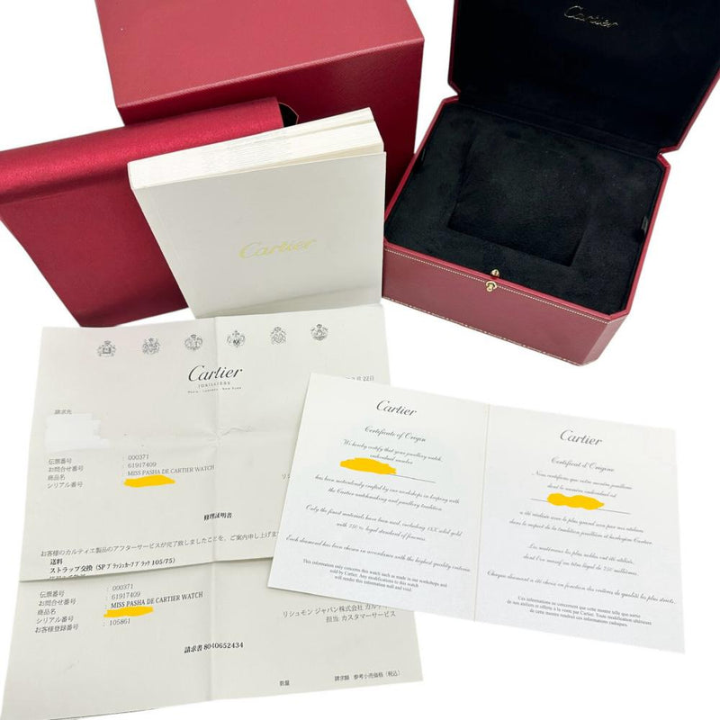 【CARTIER/カルティエ】 ミスパシャ WJ124026 ダイヤベゼル 腕時計 K18PGピンクゴールド/レザー クオーツ シルバー字盤/グレーレザーベルト レディース
【中古】【真子質店】【BL】




【KMiYMo】