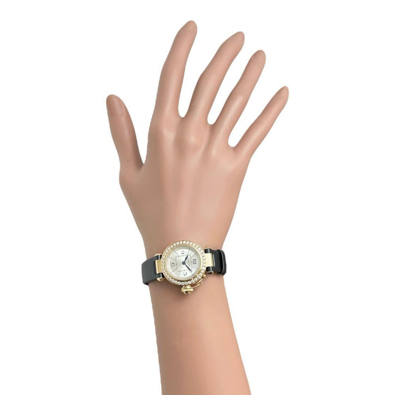 【CARTIER/カルティエ】 ミスパシャ WJ124026 ダイヤベゼル 腕時計 K18PGピンクゴールド/レザー クオーツ シルバー字盤/グレーレザーベルト レディース
【中古】【真子質店】【BL】




【KMiYMo】