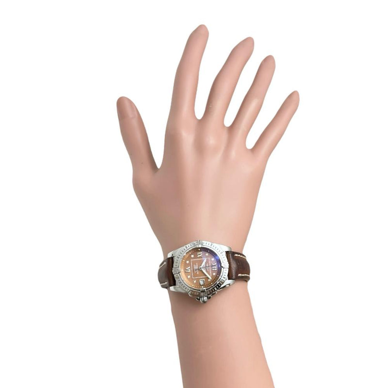 【BREITLING/ブライトリング】 ギャラクティック A71356 腕時計 ステンレススチール/レザー クオーツ ブラウン文字盤/ブラウンレザーベルト レディース
【中古】【真子質店】【GD】




【IxMoY】