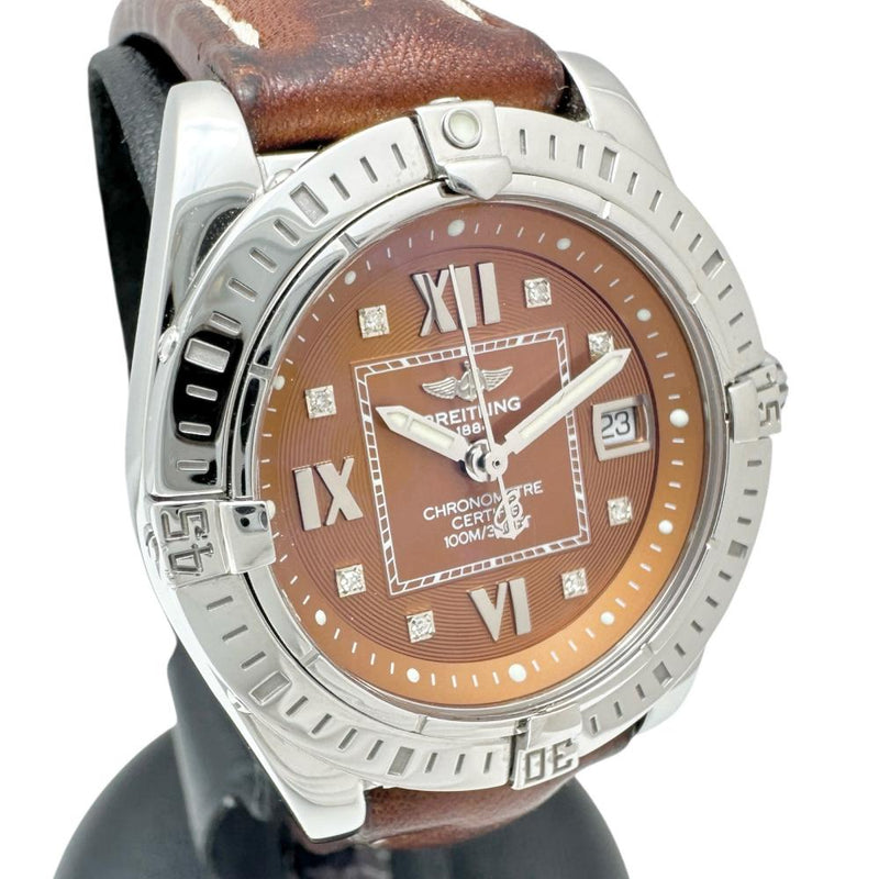 【BREITLING/ブライトリング】 ギャラクティック A71356 腕時計 ステンレススチール/レザー クオーツ ブラウン文字盤/ブラウンレザーベルト レディース
【中古】【真子質店】【GD】




【IxMoY】