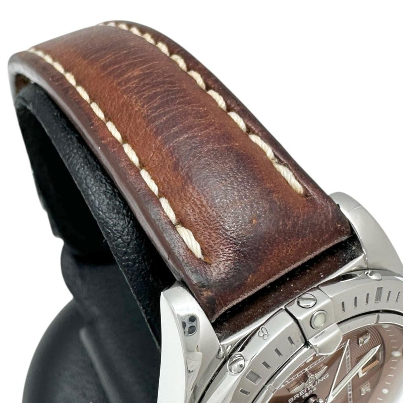 【BREITLING/ブライトリング】 ギャラクティック A71356 腕時計 ステンレススチール/レザー クオーツ ブラウン文字盤/ブラウンレザーベルト レディース
【中古】【真子質店】【GD】




【IxMoY】