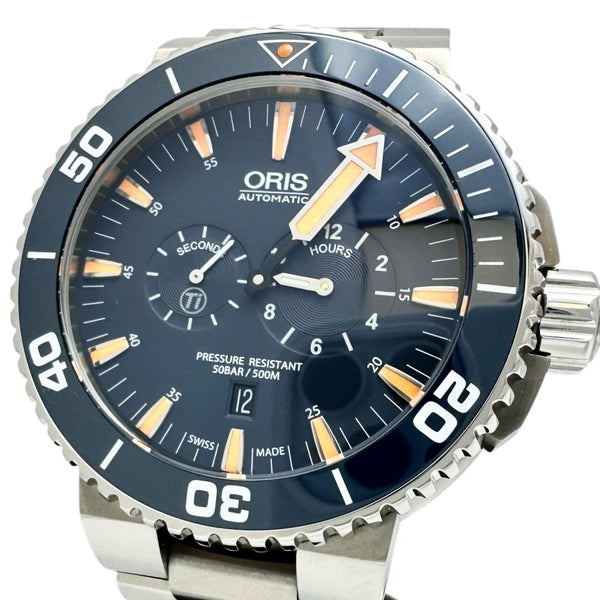 【ORIS/オリス】 7663-71 トゥバタハ限定 2000本限定 腕時計 チタン 自動巻き/オートマ ネイビー文字盤/シルバーベルト メンズ
【中古】【真子質店】【GD】




【IIMiMi】