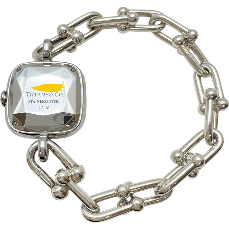 【TIFFANY&Co./ティファニー】 ハードウェアウォッチ 73331269 保証書/ギャラ/箱付き 腕時計 ステンレススチール/スターリングシルバー クオーツ ブルー文字盤/シルバーベルト レディース
【中古】【真子質店】【GD】




【MaDYMo】