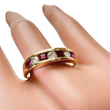 19号 ルビー 計0.56ct ダイヤモンド 計0.26ct リング・指輪 K18ゴールド 18金 3.7g レディース
【中古】【真子質店】【NN】




【DKx】
