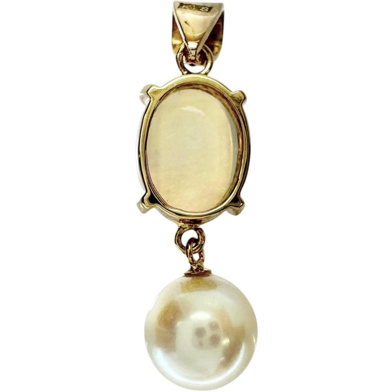 アコヤパール7.7mm オパール 1.74ct ダイヤモンド 0.04ct ペンダントトップ K18ゴールド 18金 2.6g レディース
【中古】【真子質店】【NN】




【ITx】