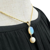 アコヤパール7.7mm オパール 1.74ct ダイヤモンド 0.04ct ペンダントトップ K18ゴールド 18金 2.6g レディース
【中古】【真子質店】【NN】




【ITx】