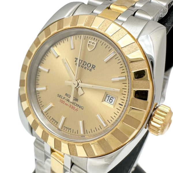 【TUDOR/チューダー/チュードル】 クラシックデイト 22013 腕時計 ステンレススチール/YG 自動巻き/オートマ シャンパン文字盤/シルバーゴールドコンビベルト レディース
【中古】【真子質店】【BL】




【IKxMo】