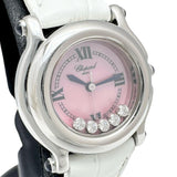 【Chopard/ショパール】 ハッピースポーツ 27/8245-23 ダイヤ5P 腕時計 ステンレススチール/レザー/ピンクシェル クオーツ ピンクシェル文字盤/ホワイトレザー社外ベルト レディース
【中古】【真子質店】【BL】




【ITDMa】