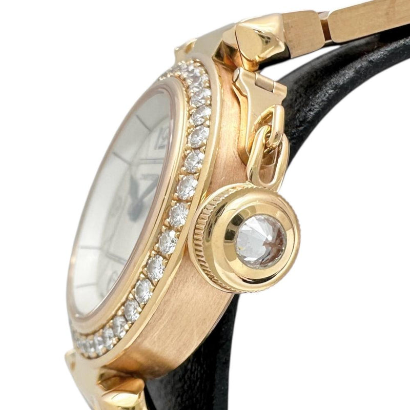 【CARTIER/カルティエ】 ミスパシャ WJ124013 ダイヤベゼル　保証書/ギャラ付き 腕時計 K18PGピンクゴールド クオーツ シルバー文字盤/ピンクゴールドベルト レディース
【中古】【真子質店】【BL】




【IKKMaT】