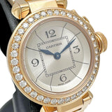 【CARTIER/カルティエ】 ミスパシャ WJ124013 ダイヤベゼル　保証書/ギャラ付き 腕時計 K18PGピンクゴールド クオーツ シルバー文字盤/ピンクゴールドベルト レディース
【中古】【真子質店】【BL】




【IKKMaT】