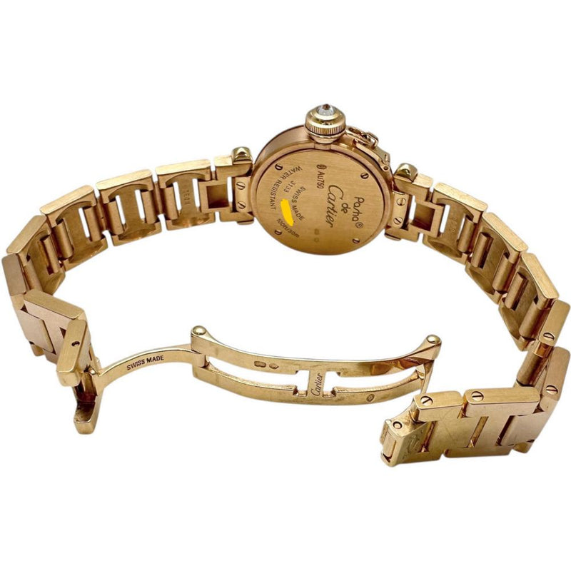 【CARTIER/カルティエ】 ミスパシャ WJ124013 ダイヤベゼル　保証書/ギャラ付き 腕時計 K18PGピンクゴールド クオーツ シルバー文字盤/ピンクゴールドベルト レディース
【中古】【真子質店】【BL】




【IKKMaT】