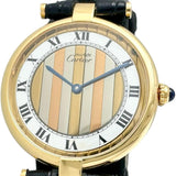 【CARTIER/カルティエ】 590003 マストヴァンドーム トリニティ 腕時計 シルバー925/レザー/GP クオーツ ゴールド文字盤/ブラックレザー社外ベルト メンズ
【中古】【真子質店】【GD】




【MiTMo】