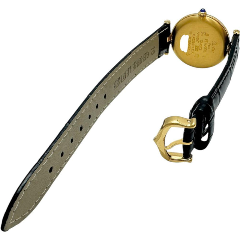 【CARTIER/カルティエ】 590003 マストヴァンドーム トリニティ 腕時計 シルバー925/レザー/GP クオーツ ゴールド文字盤/ブラックレザー社外ベルト メンズ
【中古】【真子質店】【GD】




【MiTMo】