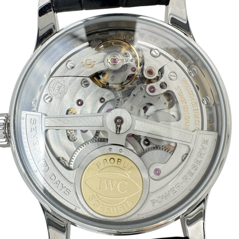 【IWC/インターナショナルウォッチカンパニー】 IW500109 ポルトギーゼ 7DAYS 裏スケルトン 腕時計 ステンレススチール/レザー 自動巻き/オートマ ブラック文字盤/ブラックレザーベルト メンズ
【中古】【真子質店】【BL】




【MoYIx】