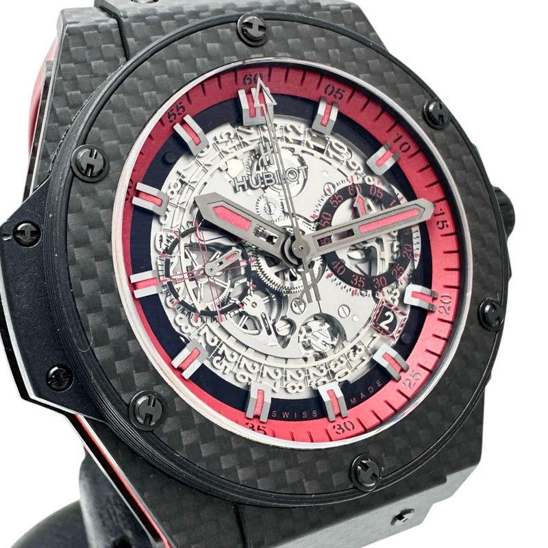 【HUBLOT/ウブロ】 701.QX.0113.HR キングパワースケルトン 腕時計 カーボン/レザー 自動巻き/オートマ シルバー文字盤/ブラックレザーレッドラバーコンビベルト メンズ
【中古】【真子質店】【BL】




【IxMiMaMo】