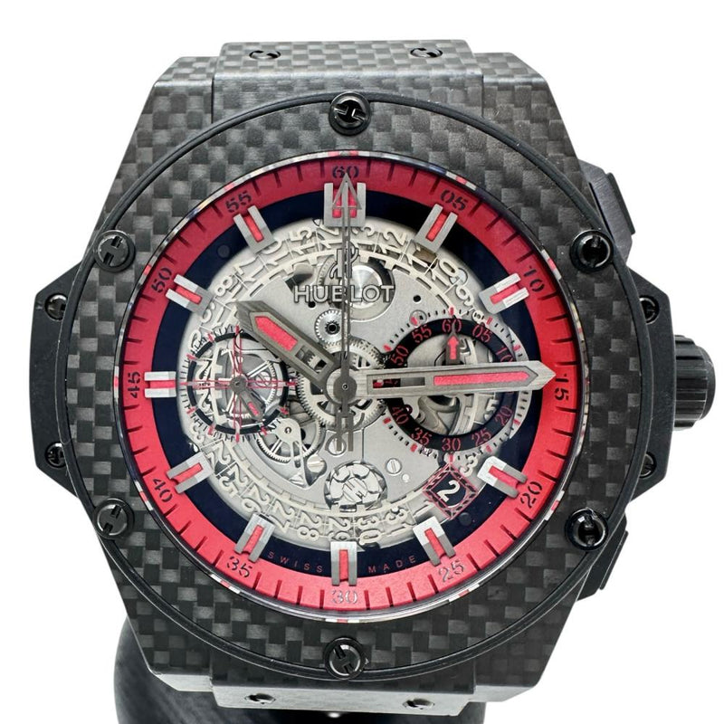 【HUBLOT/ウブロ】 701.QX.0113.HR キングパワースケルトン 腕時計 カーボン/レザー 自動巻き/オートマ シルバー文字盤/ブラックレザーレッドラバーコンビベルト メンズ
【中古】【真子質店】【BL】




【IxMiMaMo】