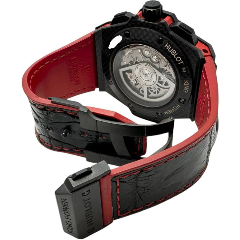 【HUBLOT/ウブロ】 701.QX.0113.HR キングパワースケルトン 腕時計 カーボン/レザー 自動巻き/オートマ シルバー文字盤/ブラックレザーレッドラバーコンビベルト メンズ
【中古】【真子質店】【BL】




【IxMiMaMo】