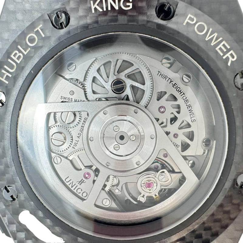 【HUBLOT/ウブロ】 701.QX.0113.HR キングパワースケルトン 腕時計 カーボン/レザー 自動巻き/オートマ シルバー文字盤/ブラックレザーレッドラバーコンビベルト メンズ
【中古】【真子質店】【BL】




【IxMiMaMo】