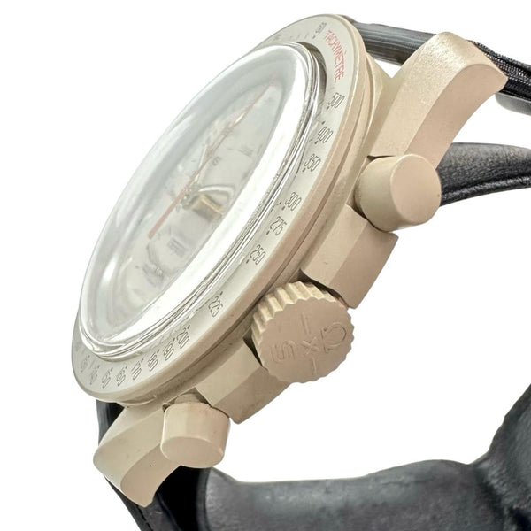 【Swatch/スウォッチ】 OMEGAコラボ ジュピター クロノ 腕時計 プラスチック/ナイロン クオーツ ベージュ文字盤/黒ナイロンベルト メンズ
【中古】【真子質店】【GD】




【TTx】