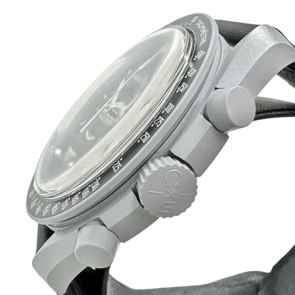 【Swatch/スウォッチ】 OMEGAコラボ ムーン クロノ 腕時計 プラスチック/ナイロン クオーツ 黒文字盤/グレーケース/黒ナイロンベルト メンズ
【中古】【真子質店】【GD】




【TTx】