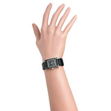 【HERMES/エルメス】 HH1.221 Hウォッチ　黒ラッカー　保証書/ギャラ/箱付き 腕時計 ステンレススチール/レザー クオーツ 2021年製 ブラック文字盤/ブラックレザーベルト レディース
【中古】【真子質店】【GD】




【IIII】