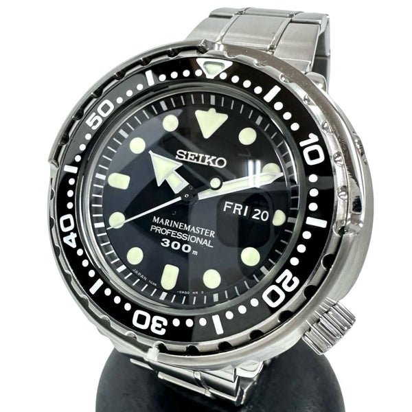 【SEIKO/セイコー】 SBBN031/7C46-0AG0 　 マリンマスター ツナ缶 腕時計 ステンレススチール/チタン クオーツ 黒文字盤 メンズ
【中古】【真子質店】【GD】




【SxT】