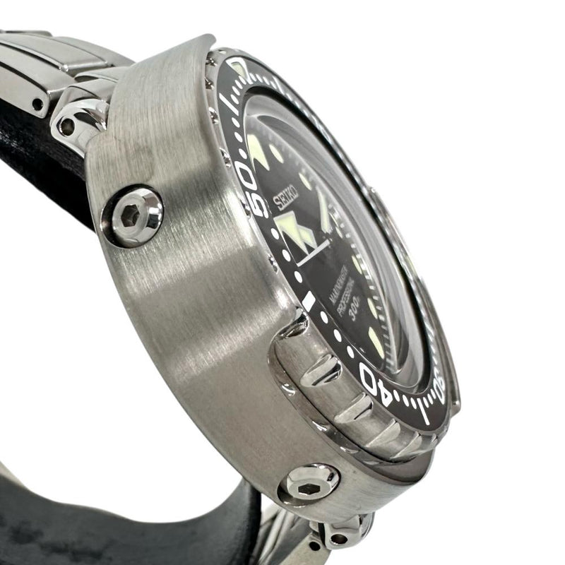 【SEIKO/セイコー】 SBBN031/7C46-0AG0 　 マリンマスター ツナ缶 腕時計 ステンレススチール/チタン クオーツ 黒文字盤 メンズ
【中古】【真子質店】【GD】




【SxT】
