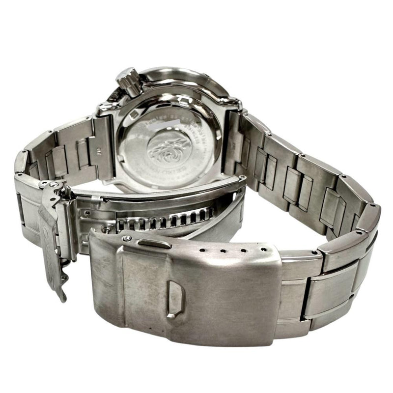 【SEIKO/セイコー】 SBBN031/7C46-0AG0 　 マリンマスター ツナ缶 腕時計 ステンレススチール/チタン クオーツ 黒文字盤 メンズ
【中古】【真子質店】【GD】




【SxT】