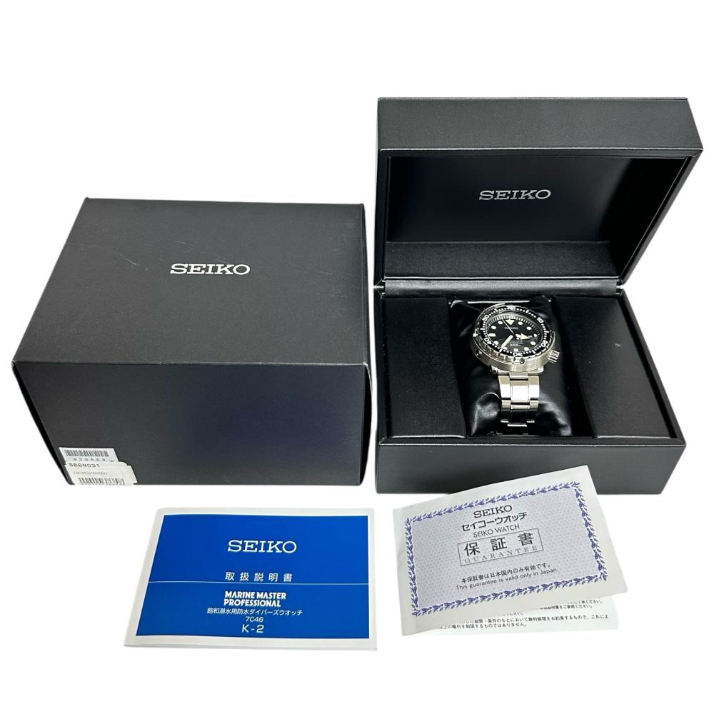 SEIKO/セイコー】 SBBN031/7C46-0AG0 マリンマスター ツナ缶 腕時計