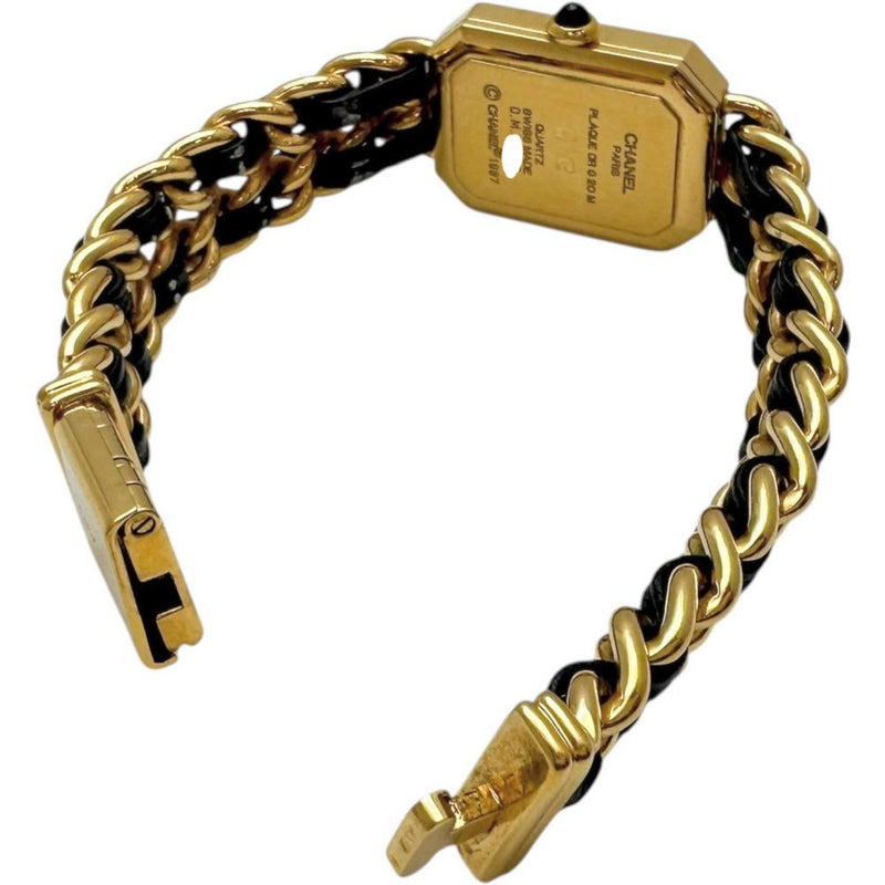 CHANEL/シャネル】 H0001 プルミエール L 腕時計 GP/レザー クオーツ