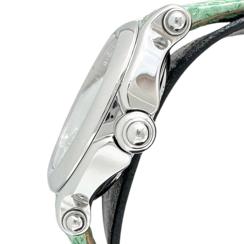 【Chopard/ショパール】 27/8428 ハッピースポーツ クローバー 腕時計 ステンレススチール/レザー/シェル クオーツ グリーンシェル文字盤/グリーンレザーベルト レディース
【中古】【真子質店】【GD】




【TxxT】