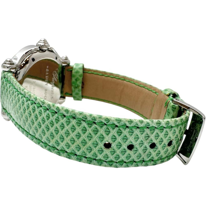 【Chopard/ショパール】 27/8428 ハッピースポーツ クローバー 腕時計 ステンレススチール/レザー/シェル クオーツ グリーンシェル文字盤/グリーンレザーベルト レディース
【中古】【真子質店】【GD】




【TxxT】