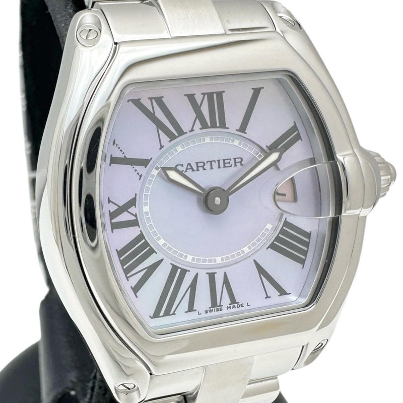 【CARTIER/カルティエ】 W6206007 ロードスターSM 2008年クリスマス限定　保証書/ギャラ/箱付き 腕時計 ステンレススチール/シェル クオーツ シェル文字盤/シルバーベルト レディース
【中古】【真子質店】【BL】




【MaDMaT】