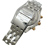 【BREITLING/ブライトリング】 IB0110 クロノマット44 ビコロ 腕時計 ステンレススチール 自動巻き/オートマ ブラック＆ゴールド文字盤/シルバーベルト レディース
【中古】【真子質店】【BL】




【DTSx】