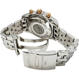 【BREITLING/ブライトリング】 IB0110 クロノマット44 ビコロ 腕時計 ステンレススチール 自動巻き/オートマ ブラック＆ゴールド文字盤/シルバーベルト レディース
【中古】【真子質店】【BL】




【DTSx】