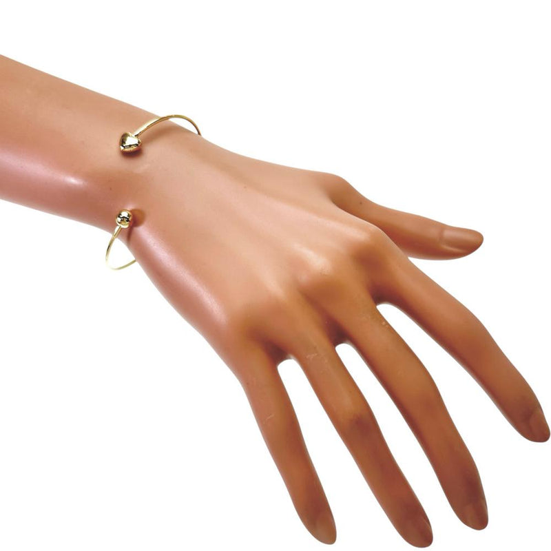 ハートデザイン バングル ブレスレット K18ゴールド 18金 1.7g 16cm レディース
【中古】【真子質店】【BL】




【IDx】
【ex】