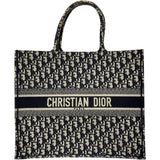 [Christian Dior] Christian Dior 50-MA-0158 Book Tote Large Tote Bag Canvas/Oblique Jacquard Navy Women's [Used] [Makoto Shichiten] [BL]

[Ixxx]