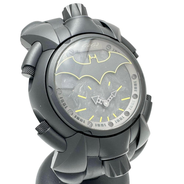 【Gaga Milano/ガガミラノ】 8000.BT.02 バットマン 限定50本　保証書/ギャラ/箱付き　ダブルフェイス 腕時計 ステンレススチール/ラバー クオーツ ブラック文字盤/ブラックラバーベルト メンズ
【中古】【真子質店】【GD】




【IIMiMi】