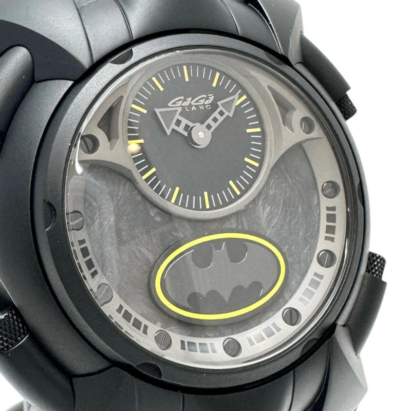 【Gaga Milano/ガガミラノ】 8000.BT.02 バットマン 限定50本　保証書/ギャラ/箱付き　ダブルフェイス 腕時計 ステンレススチール/ラバー クオーツ ブラック文字盤/ブラックラバーベルト メンズ
【中古】【真子質店】【GD】




【IIMiMi】