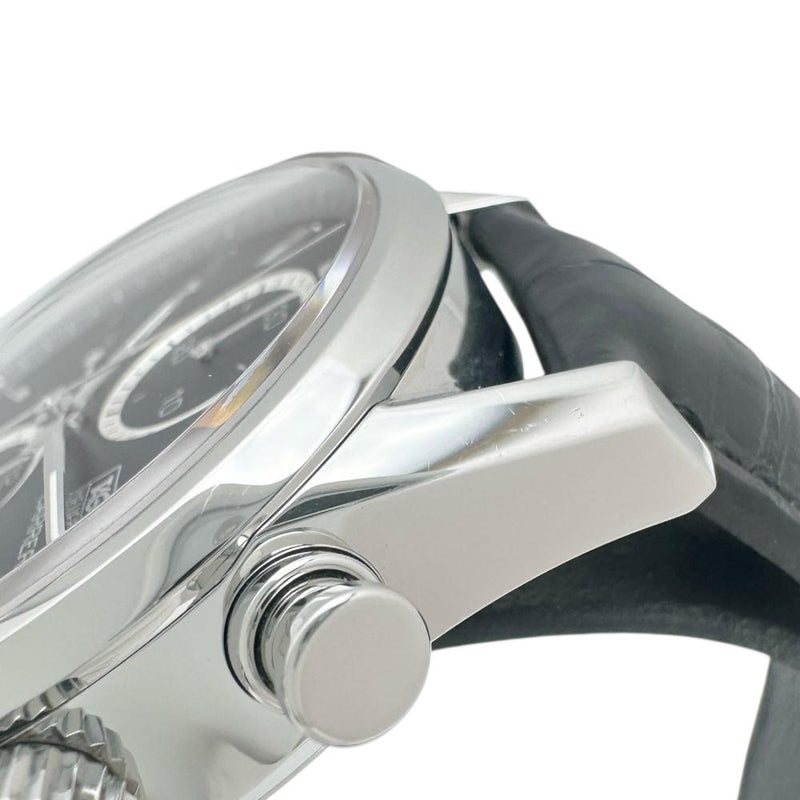 【TAG HEUER/タグホイヤー】 CAR2110 カレラ クロノグラフ　キャリバー1887 裏スケルトン　保証書/ギャラ付き 腕時計 ステンレススチール/レザー 自動巻き/オートマ ブラック文字盤/ブラックレザーベルト メンズ
【中古】【真子質店】【GD】




【ITDMa】