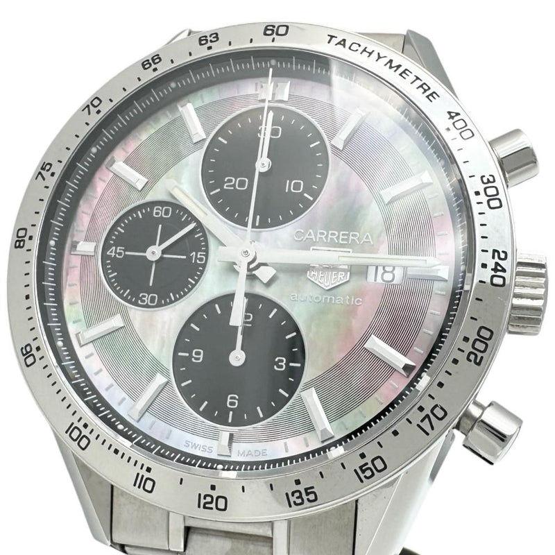 TAG HEUER/タグホイヤー】 CV201P カレラ 裏スケルトン ブラック 