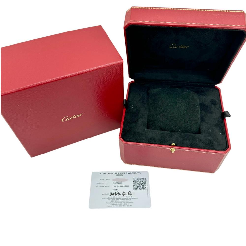 CARTIER/カルティエ】 WSTA0065 新型 タンクフランセーズ 保証書
