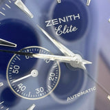 【ZENITH/ゼニス】 90/01 0030 682 エリート GMT 腕時計 ステンレススチール/レザー/（尾錠純正） 自動巻き/オートマ ブルー文字盤/ブラックレザー（社外） メンズ
【中古】【真子質店】【GD】




【IMaSK】