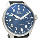 【IWC/インターナショナルウォッチカンパニー】 IW500916 ビッグパイロット ７デイズ プティプランス　保証書/ギャラ/箱付き 腕時計 ステンレススチール/レザー 自動巻き/オートマ ネイビー文字盤/ブラックレザーベルト メンズ
【中古】【真子質店】【BL】




【MiTMox】