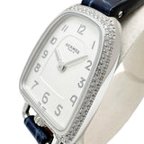 [HERMES] Galop d'Hermes MM Diamond Bezel GA1.130 Watch Stainless Steel/Leather Quartz Silver Dial/Blue Leather Strap Ladies
[Used] [Makoto Shichiten] [BL]

[MaMaxx]