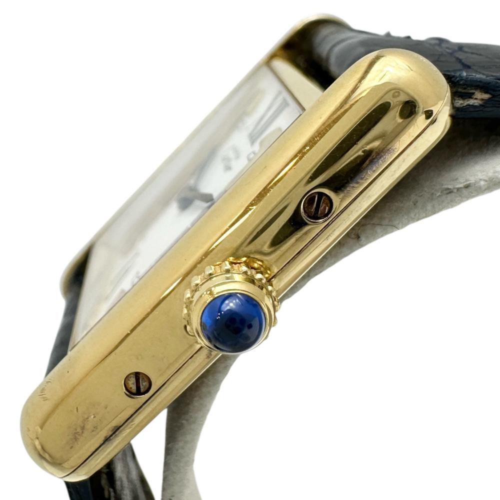 CARTIER/カルティエ】 マストタンク ヴェルメイユ 腕時計 シルバー925